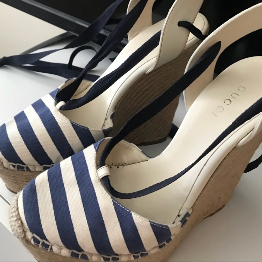 Gucci wedges 100% authentic